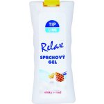 Tip Line Relax sprchový gel Mléko a med 500 ml – Sleviste.cz