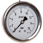 PREMATLAK manometr P300 / 358 G 0/16bar, G1/4B zadní přip. + glycerinové plnění – Sleviste.cz