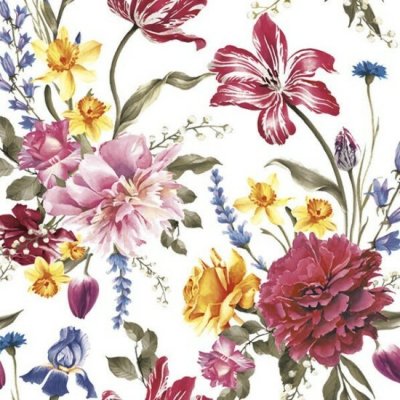 Pol-Mak Collection Ubrousek 33x33cm Pestré květiny – Sleviste.cz
