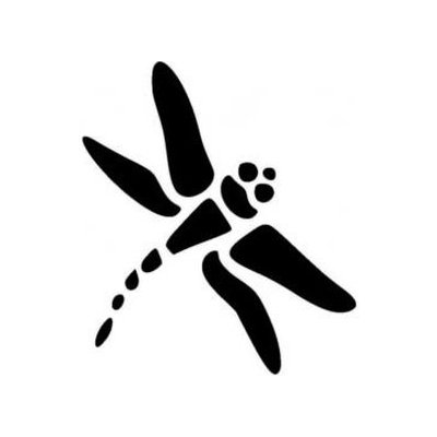 Artemiss Vážka plastová šablona 099 D 29x29cm – Zboží Dáma