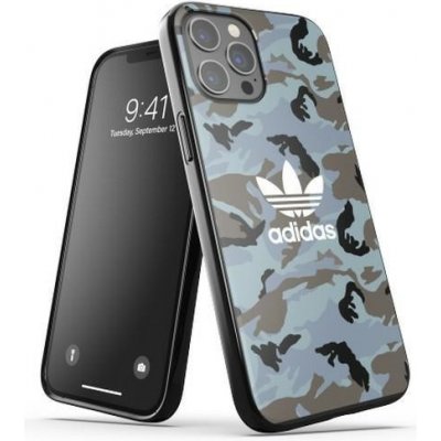 Pouzdro Adidas OR SnapCase Camo iPhone 12 Pro Ma x modré / černé