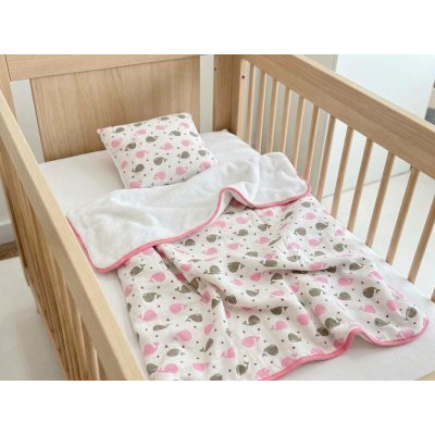 SVITAP sleep well sada Velryba růžová 90x100 35x35 – Zboží Mobilmania