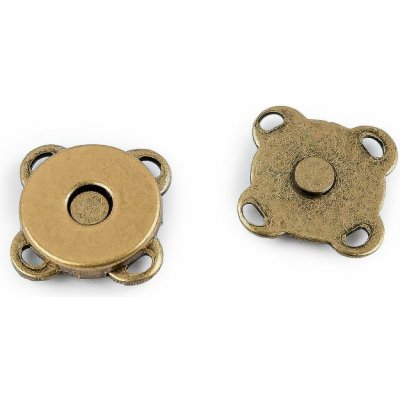 Pro Háčkování Magnetické zapínání 10 mm staromosaz – Hledejceny.cz