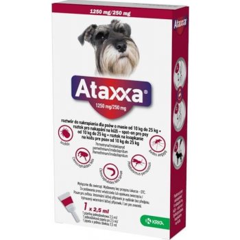 Ataxxa Spot-on pro psy nad 25 kg XL 2000 / 400 mg 1 x 4 ml