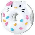 Prosperk Korálek stříbrný na náramek Donut Kitten S2810 – Zboží Dáma