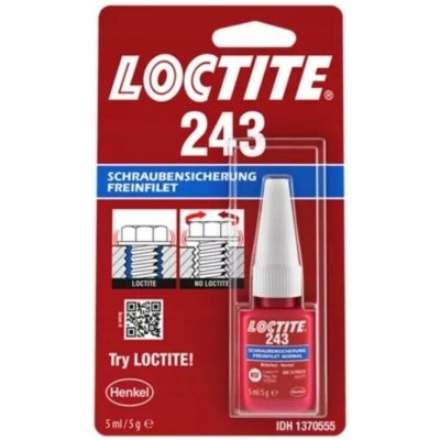 Loctite 243 zajišťovač závitů 5 ml – Zbozi.Blesk.cz