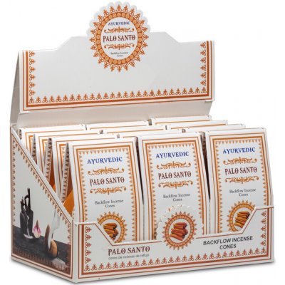 Ayurvedic Vonné kužely Tekoucí dým Palo Santo 10 ks – Zboží Dáma Ayurvedic Vonné kužely Tekoucí dým Palo Santo 10 ks – Zboží Dáma