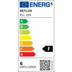Retlux RLL 265 LED žárovka E27 miniG 6W teplá bílá – Hledejceny.cz