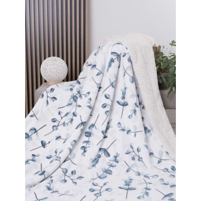 MKLuzkoviny.cz Beránková deka mikroplyš Exclusive Eukalyptus 150x200 – Zbozi.Blesk.cz