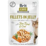 Brit Care Cat Fillets in Jelly Fine Trout & Cod 85 g – Sleviste.cz