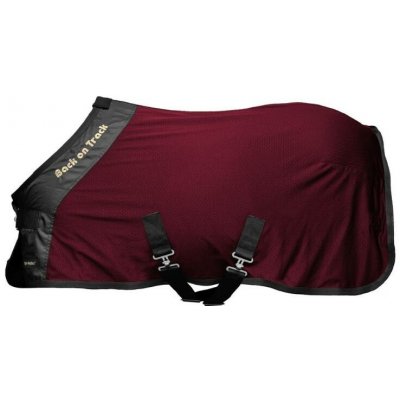 BACK ON TRACK Deka odpocovací transportní Royal Mesh Deluxe wine red – Zboží Dáma