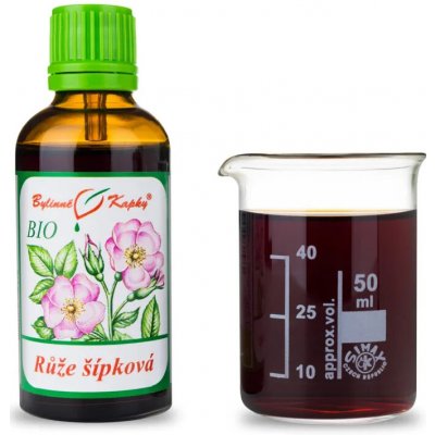 Bylinné kapky BIO Růže šípková (šípek) bylinné kapky tinktura 50 ml – Hledejceny.cz