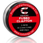 Coilology Fused Clapton předmotané spirálky Ni80 0,46ohm 10ks – Zboží Mobilmania