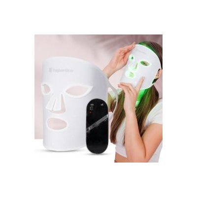 Nabíjecí silikonová ošetřující LED maska inSPORTline Santorina – Zboží Dáma