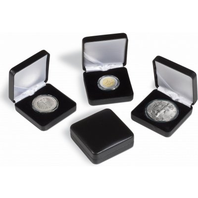 LEUCHTTURM Etue NOBILE na mince v bublinkách CAPS černé Ø 28 mm – Sleviste.cz