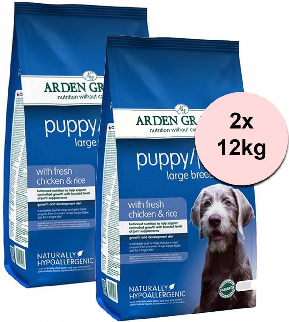 Arden Grange Puppy/Junior Large Chicken & Rice 2 x 12 kg