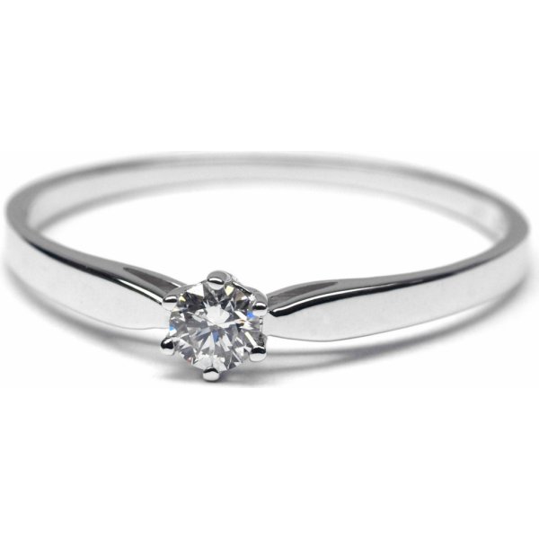 Klenoty Budín Luxusní diamantový zásnubní prsten s diamantem libovolná J  28232 17 od 15 587 Kč - Heureka.cz