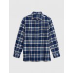 GAP 729978-07 dětská flanelová košile tmavě modrá – Zboží Dáma