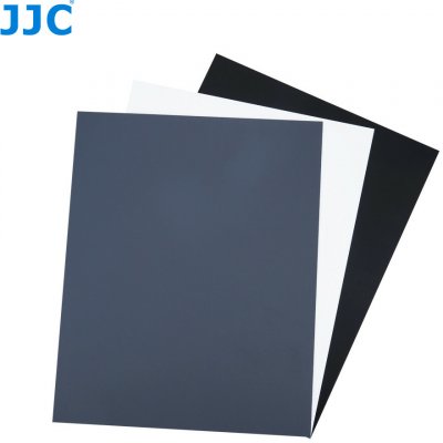 JJC Color Balance Cards - bílá a šedá a černá, karty pro barevné korekce – Zboží Živě