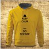 Pánská mikina s potiskem Bezvatriko.cz Keep calm and do science Žlutá 501029