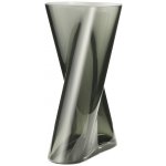Georg Jensen Skleněná váza Lituus kouřová, velká - – Hledejceny.cz