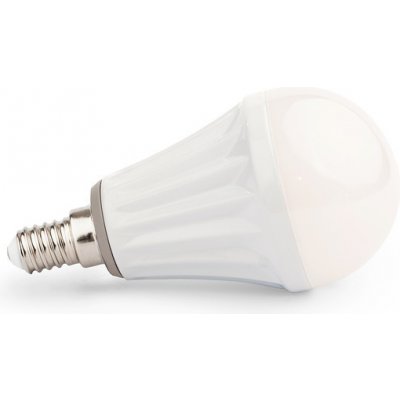 LEDtechnics Hliníková LED žárovka E14 bílá teplá 8W 18 SMD 5730H – Hledejceny.cz