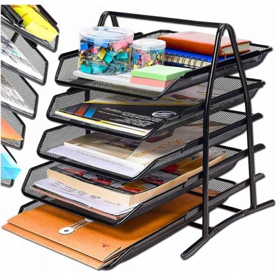 Donau Office Set A4 5 polic kov černý – Hledejceny.cz