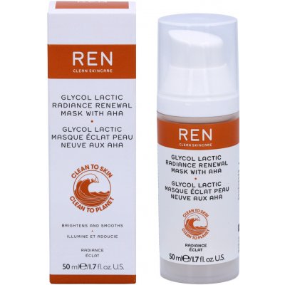 Ren Clean Skincare Radiance Glycol Lactic Radiance Renewal exfoliační pleťová maska 50 ml – Zbozi.Blesk.cz