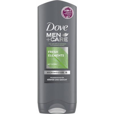 Dove Men+Care 3-in-1 Fresh Elements sprchový gel 250 ml – Zbozi.Blesk.cz