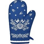 Frobyt Kuchyňská chňapka FOLK podklad modrý 28 x 18cm – Zboží Dáma