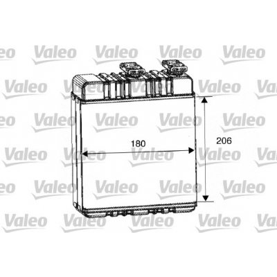 VALEO Radiator 812222 – Zboží Mobilmania