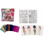 Teddies Kreativní sada módní návrhářka kouzlení fóliovými obrázky v sáčku 23,5x23cm 00310059-XG – Hledejceny.cz