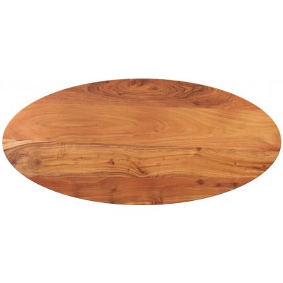 Omaxi 095397 Stolní deska 100 x 50 x 3,8 cm oválná masivní akáciové dřevo – Zboží Dáma