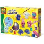 SES CREATIVE Výroba svíček třpytková zvířátka kreativní set v krabici – Hledejceny.cz