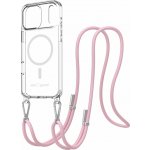 AlzaGuard Luxe Detach Lanyard Case Compatible with MagSafe pro iPhone 17 Pro Max růžový AGD-PCLM479P – Zboží Živě