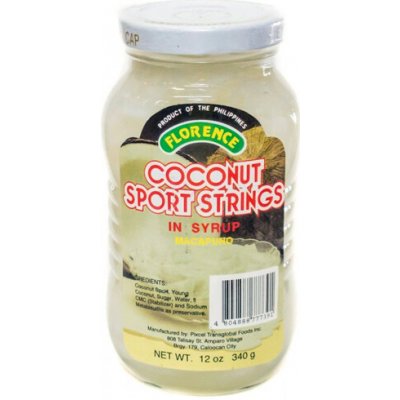 Florence Kokosové stroužky v cukrovém sirupu Macapuno 340 g – Zboží Dáma