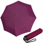 Knirps KNIRPS A.050 ENJOY STRAWBERRY - elegantní dámský skládací deštník – Zboží Mobilmania