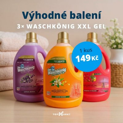 Waschkönig prací gel mix 3 x 3,305 k 110 PD – Hledejceny.cz
