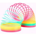 Teddies Spirála pružina duhová plast – Zboží Dáma