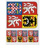 Nažehlovací státní znaky - potisk DTF - Český státní znak velký – Zboží Dáma