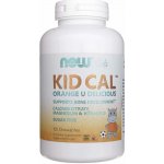 NOW Foods Kid Cal, Vápník, Hořčík a Vitamin D pro děti 100 pomerančových žvýkacích pastilek – Hledejceny.cz