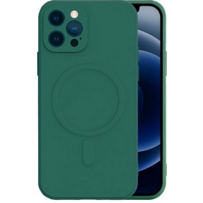 Pouzdro TopQ iPhone 13 Pro s MagSafe tmavě zelené