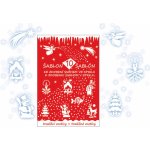Šablony vánoční dekorační 10 motivů 31 x 21 cm – Hledejceny.cz