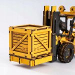 Robotime Rokr 3D dřevěné puzzle Vysokozdvižný vozík 139 ks – Sleviste.cz