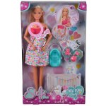 Simba Steffi LOVE těhotná Steffi s doplňky – Zboží Dáma