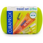 Curaprox Travel set zelený 2 ks zubních kartáčků + zubní pasta 10 ml dárková sada – Zboží Dáma