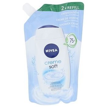 Nivea Creme Soft sprchový gel náhradní náplň 500 ml