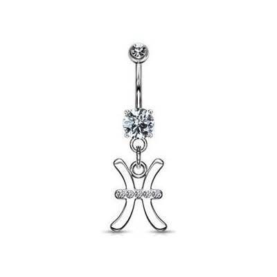 Šperky4U piercing do pupíku znamení WP01141-01