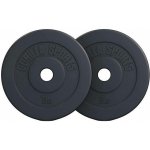 Gorilla Sports cement/plast zátěžové kotouče 2 x 5 kg 255 mm – Hledejceny.cz