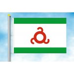 LIBEA, s.r.o. Ingušsko vlajka Rozměr: 60×90 cm, Uchycení: Karabiny na stožár – Hledejceny.cz